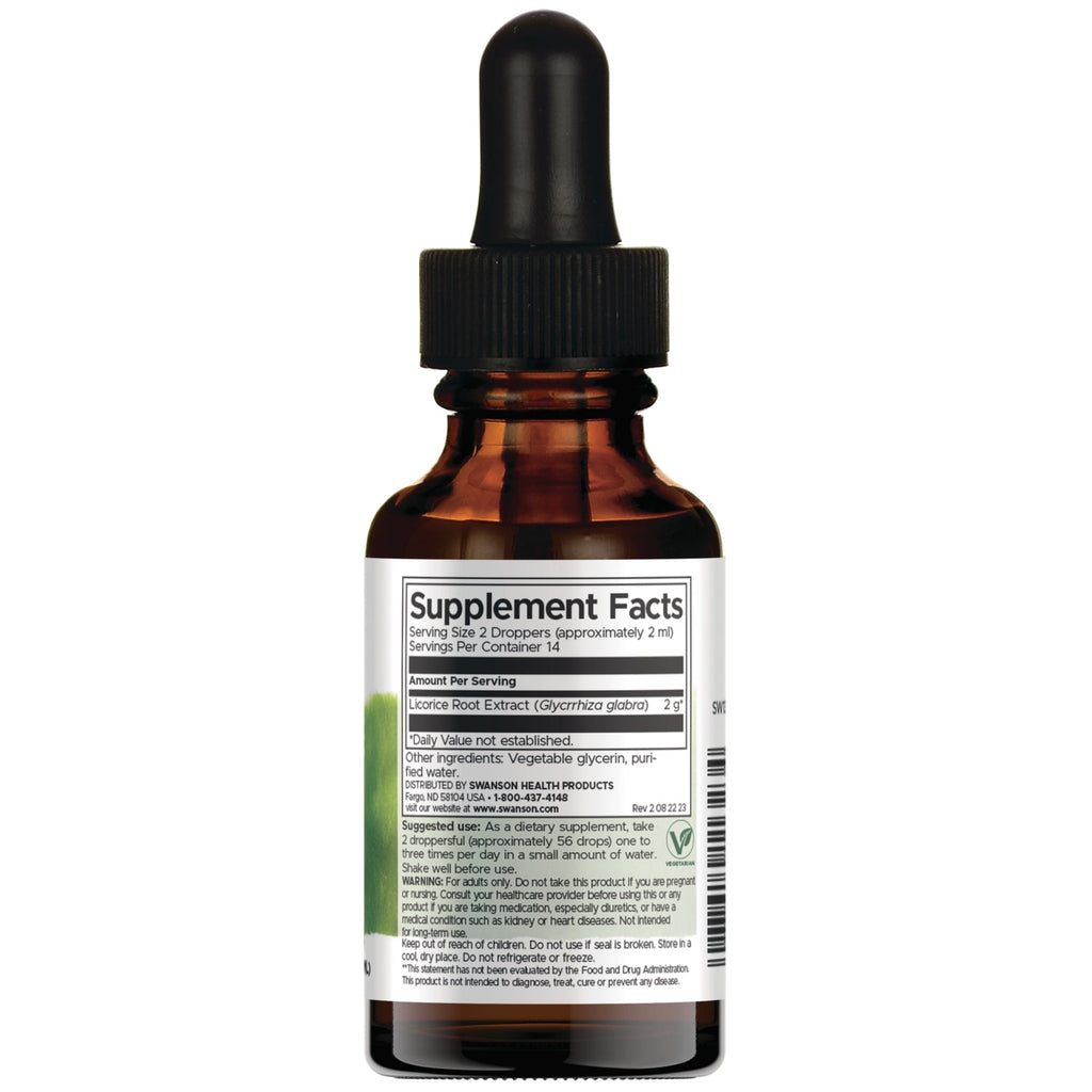 Licorice Root Liquid Extract - Alcohol & Sugar Free
