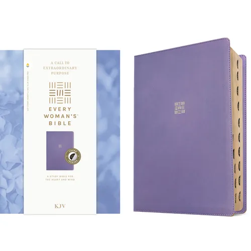 KJV Every Woman's Bible, Filament Enabled (Leatherlike, Periwinkle Purple, Indexed, Red Letter)