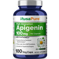 NusaPure Apigenin 100 mg per Capsule 180 Vcaps - Bioperine (Non-GMO, Gluten Free)