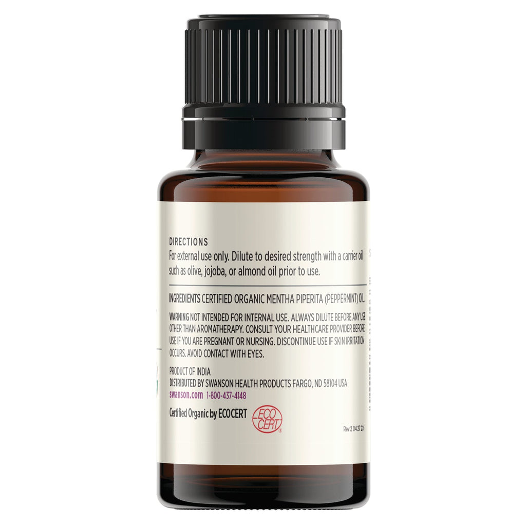 Certified Organic Peppermint Essential Oil