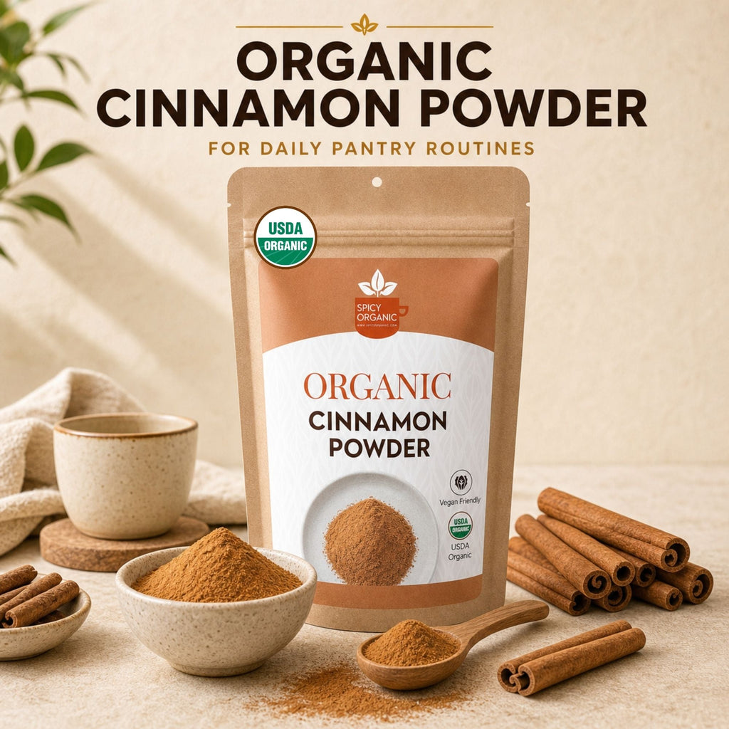 Organic Cassia Cinnamon Powder – For Chai, Oatmeal & Baking