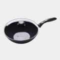 HD Nonstick Wok with Glass Lid - Induction | Made in Switzerland