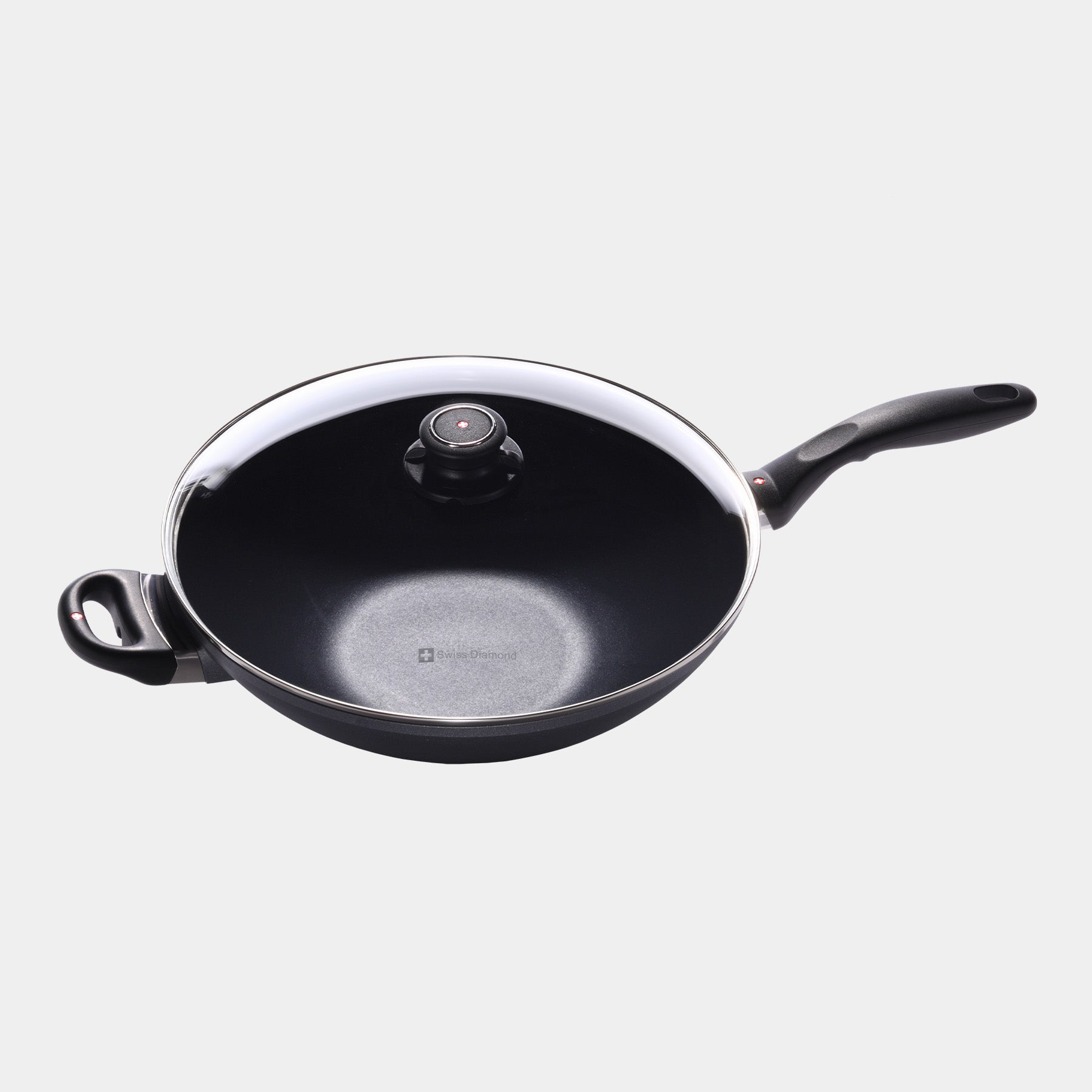 HD Nonstick Wok with Glass Lid | Made in Switzerland