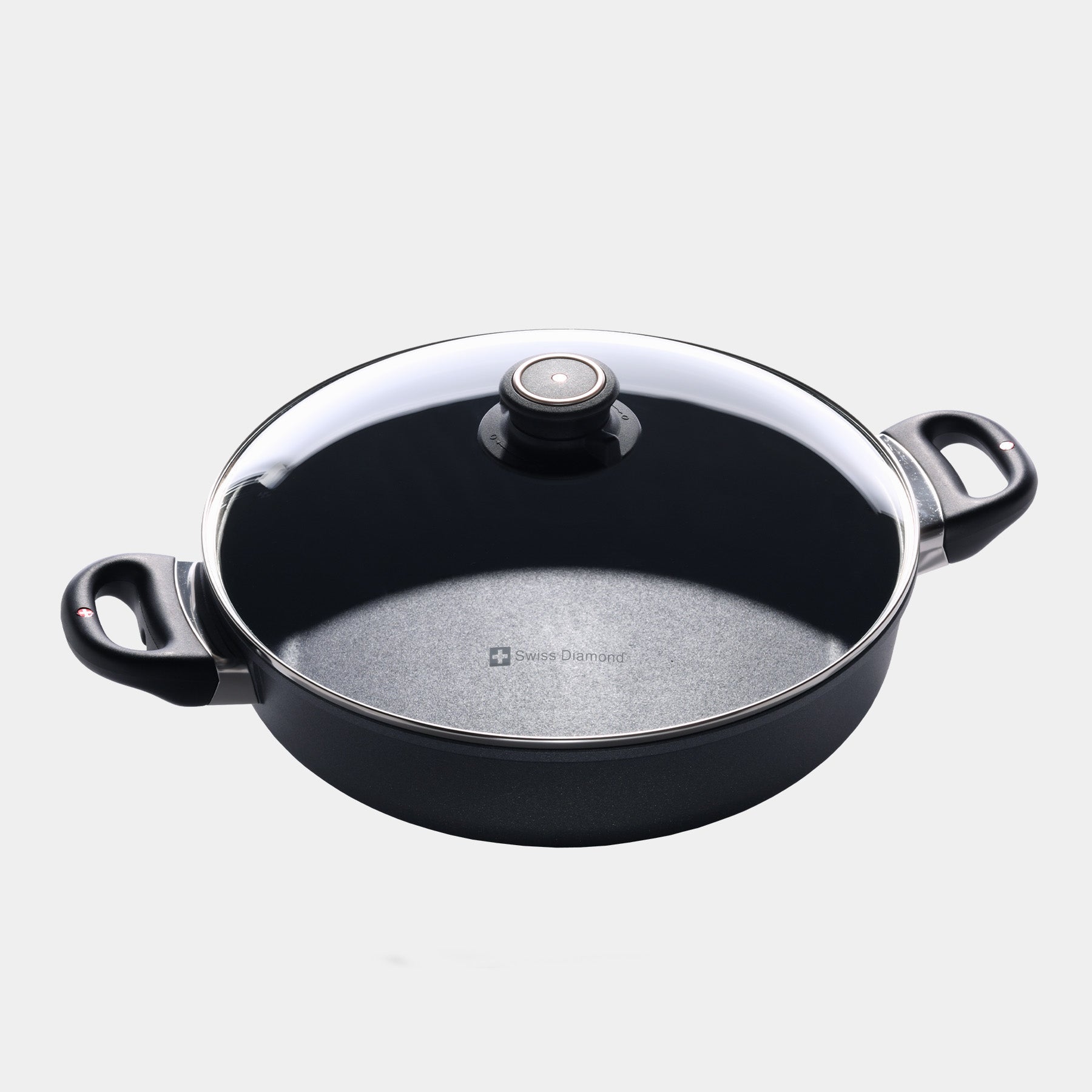 HD Nonstick Sauteuse with Glass Lid | Made in Switzerland