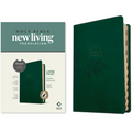 NLT Large Print Thinline Reference Bible, Filament Enabled (Leatherlike, Evergreen Mountain, Indexed, Red Letter)