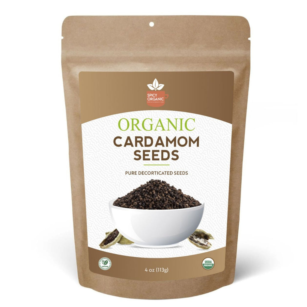 Organic Cardamom Seeds – For Chai, Coffee & Desserts