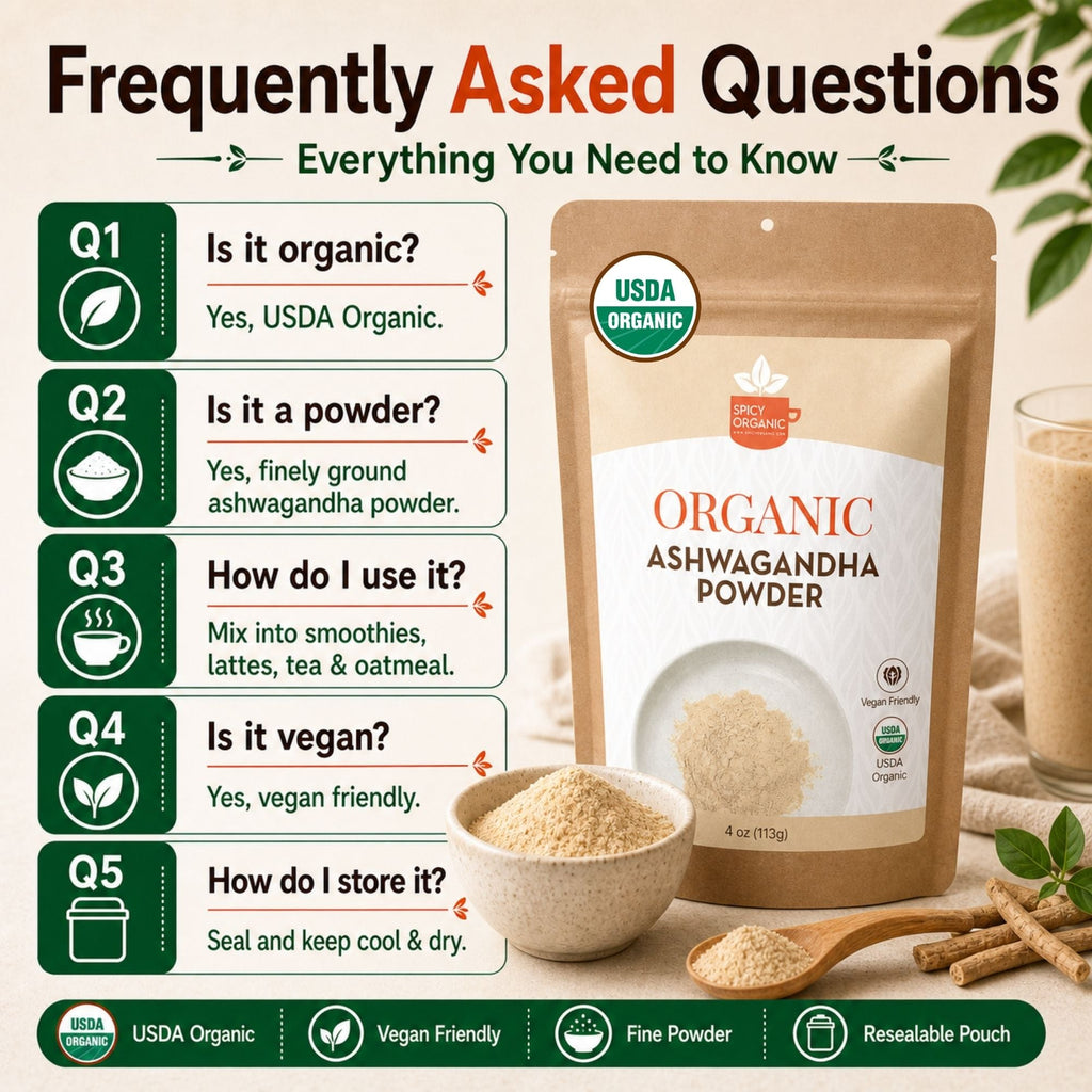 Organic Ashwagandha Root Powder – Withania somnifera