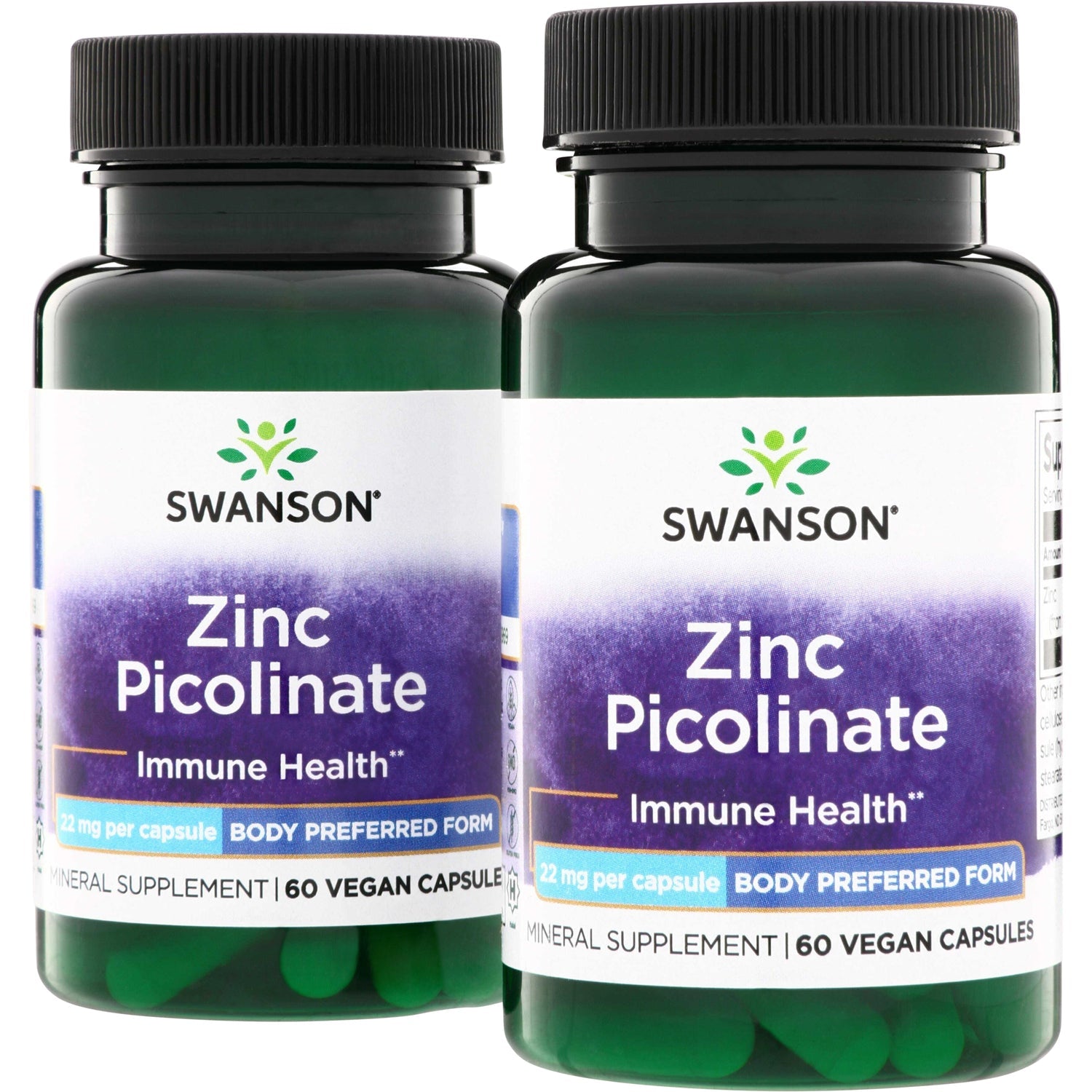 Zinc Picolinate - Body Preferred Form - 2 Pack