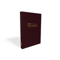 Niv, New Testament with Psalms and Proverbs, Pocket-Sized, Paperback, Burgundy, Comfort Print