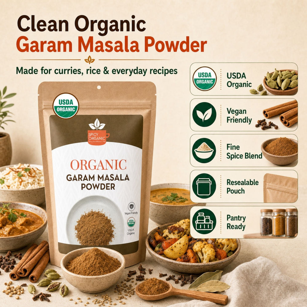Organic Garam Masala – For Curries, Biryani & Butter Chicken