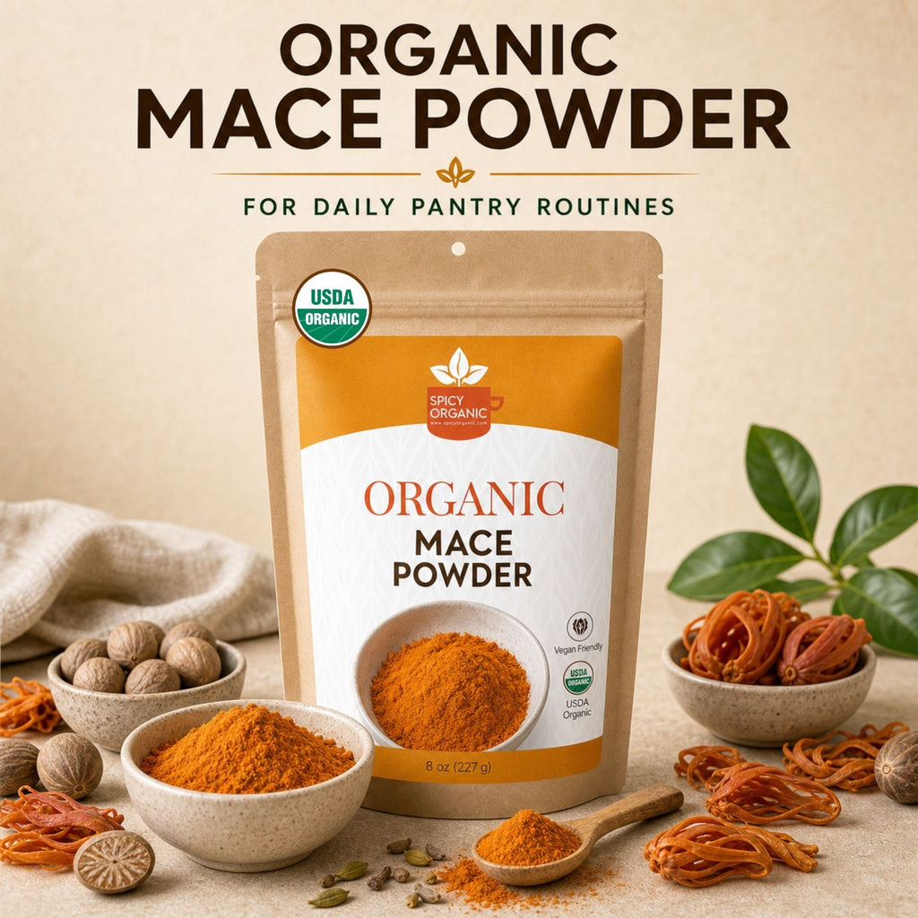 Organic Ground Mace – For Béchamel, Cakes & Biryani