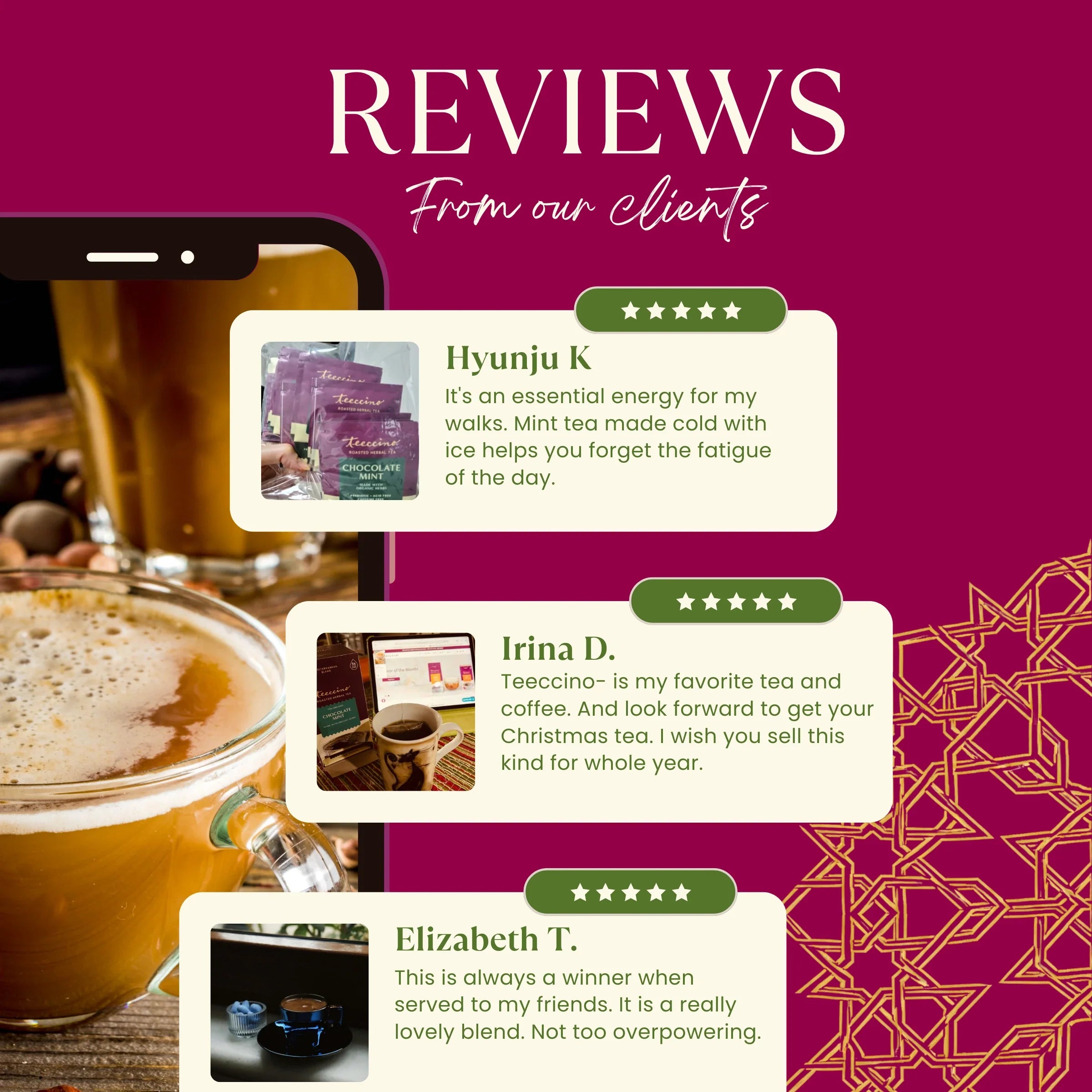 Chocolate Peppermint Chicory Herbal Coffee