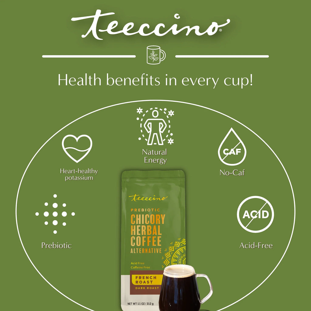 French Roast Chicory Herbal Coffee