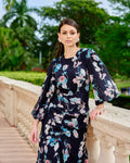 Chiffon Ruched Dress