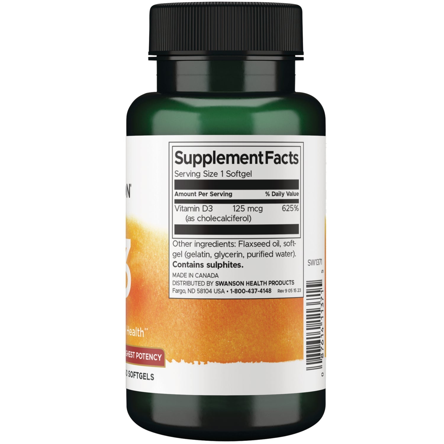 Vitamin D3 - Highest Potency