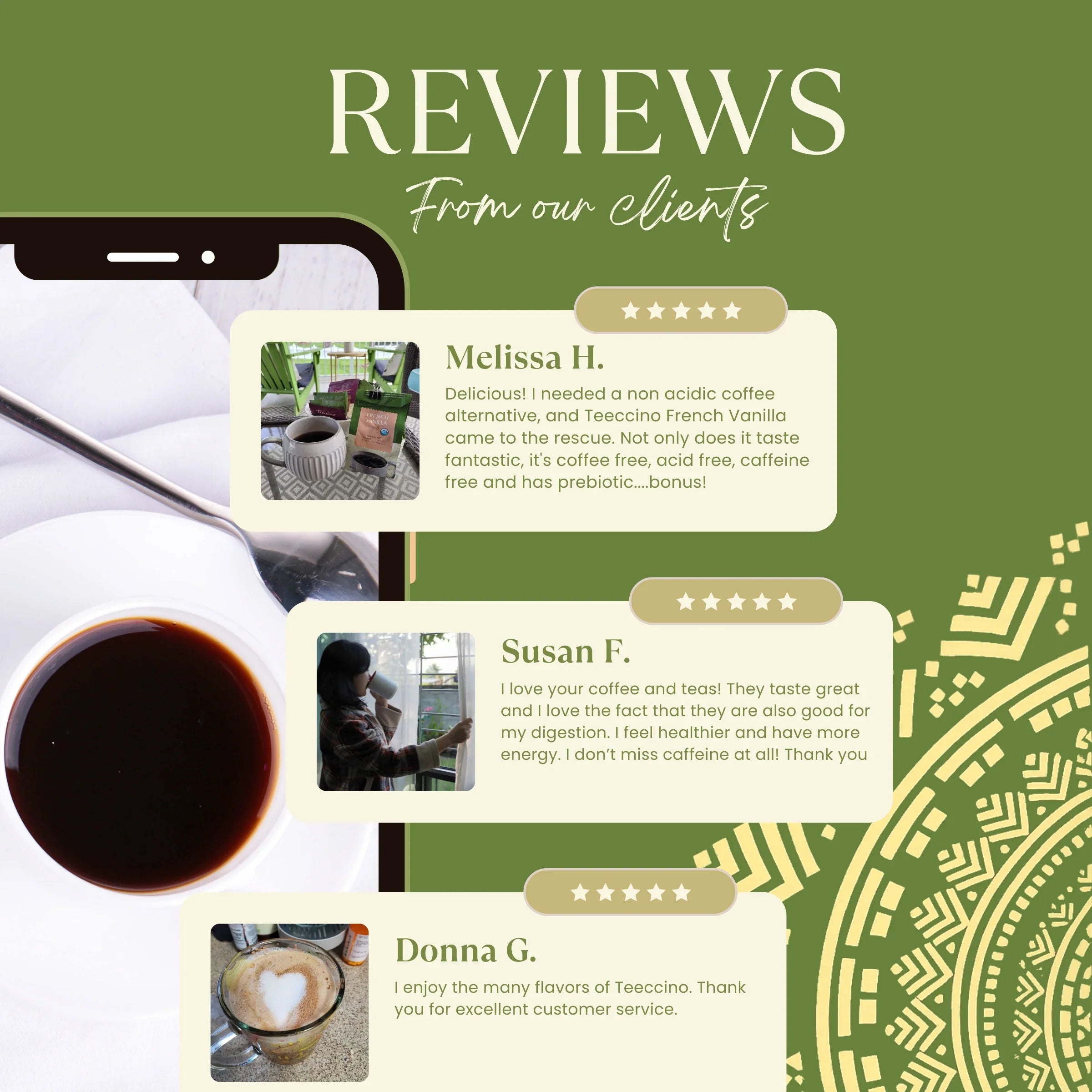 French Vanilla Chicory Herbal Coffee