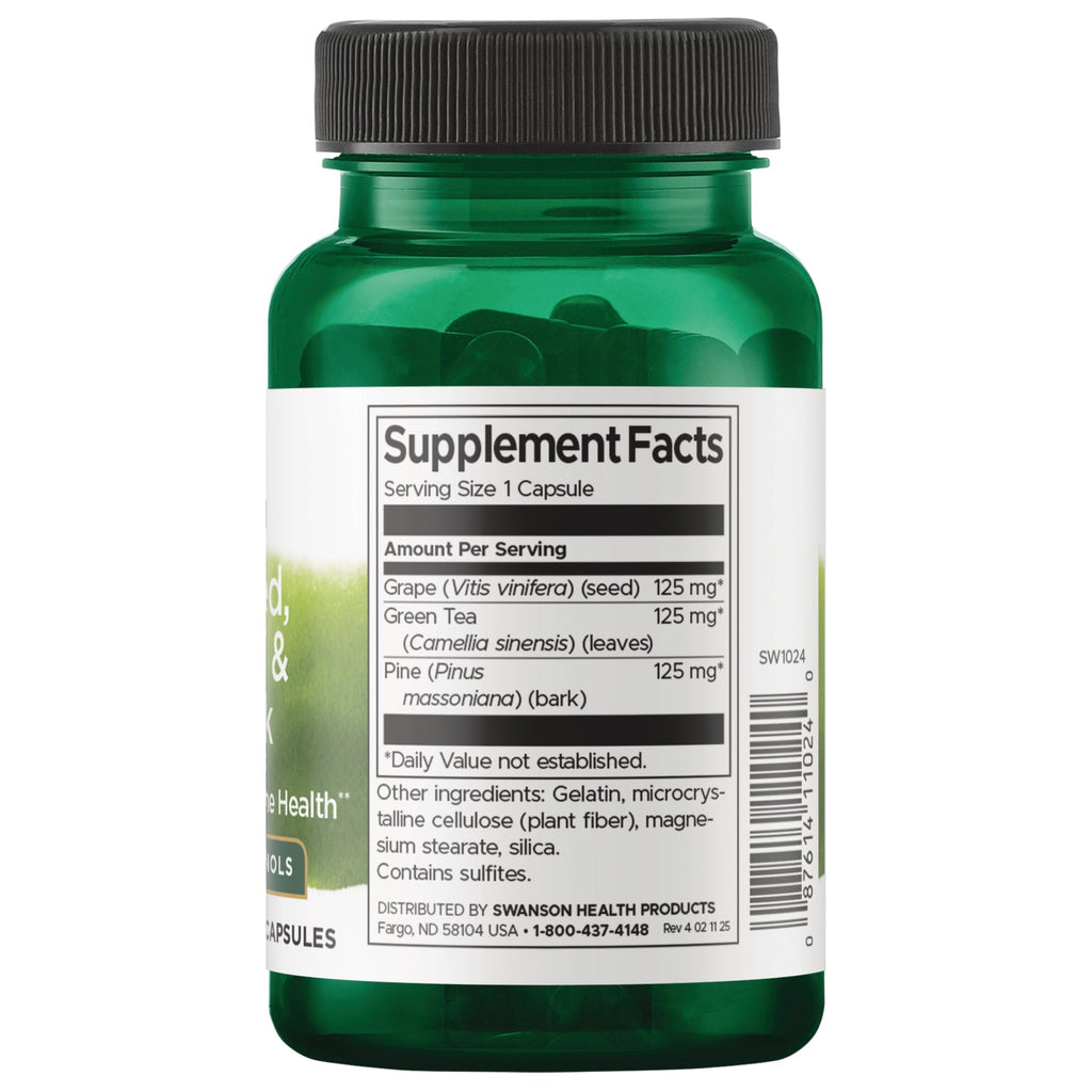 Grape Seed, Green Tea & Pine Bark Complex