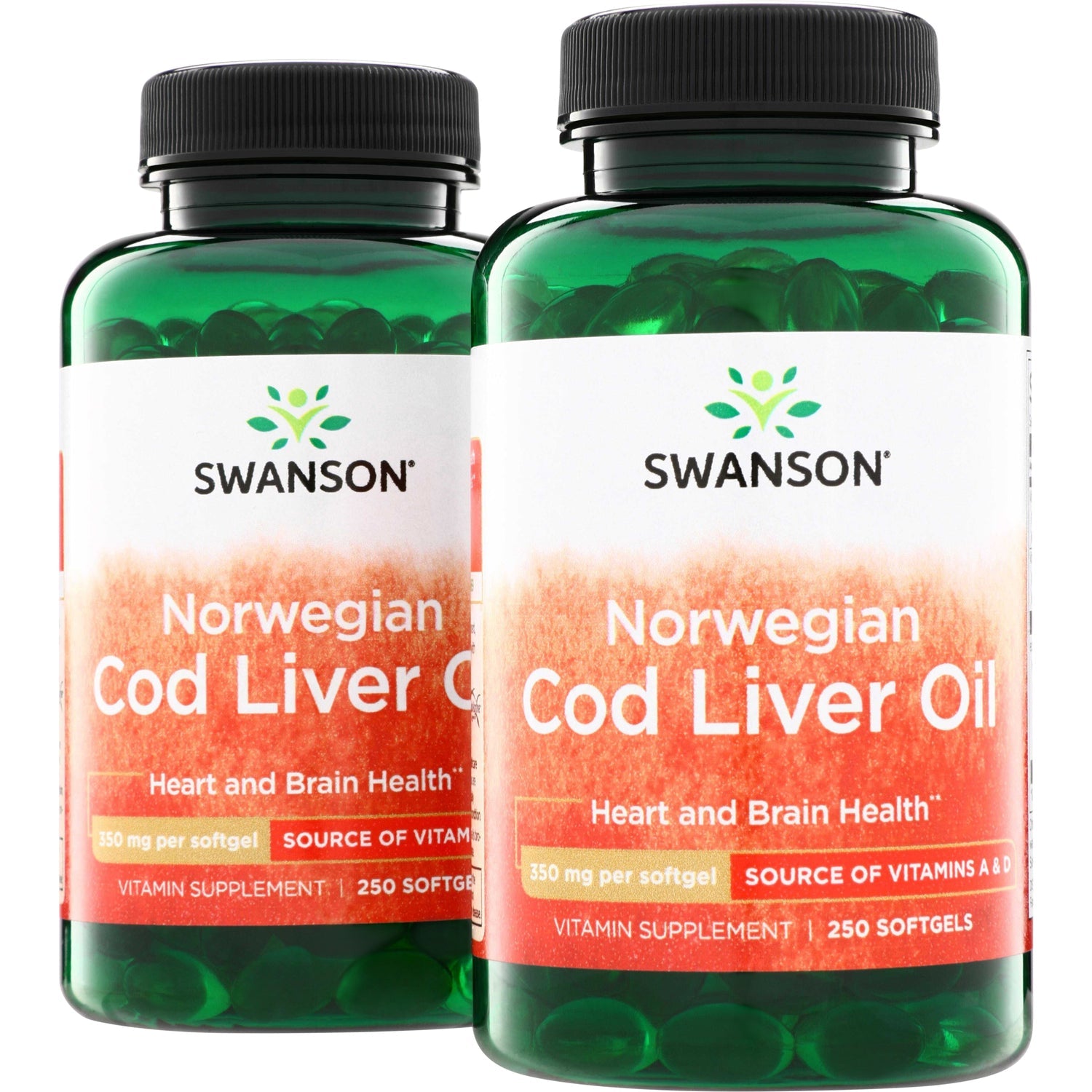 Norwegian Cod Liver Oil - 2 Pack