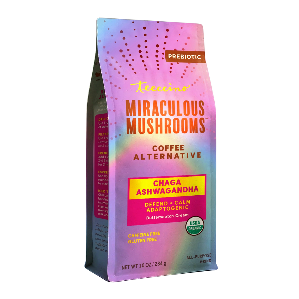 Chaga Ashwagandha Butterscotch Cream Mushroom Herbal Coffee
