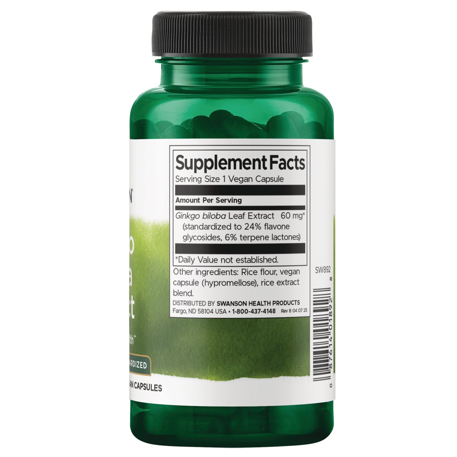 Ginkgo Biloba Extract - Standardized