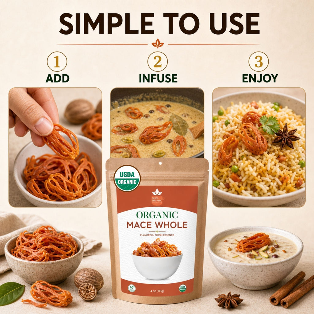 Organic Whole Mace Blades – For Béchamel & Biryani