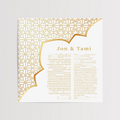 Ketubah - Moroccan Modern