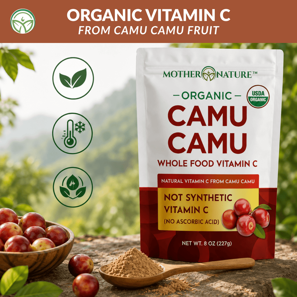 Organic Camu Camu Powder: Whole-Food Vitamin C