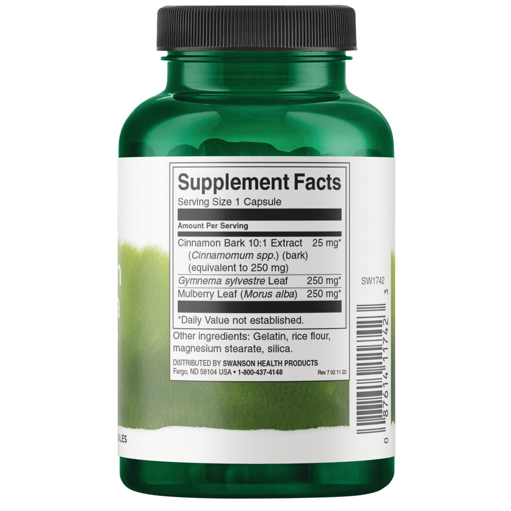 Cinnamon Gymnema Mulberry Complex - 3-in-1 Formula
