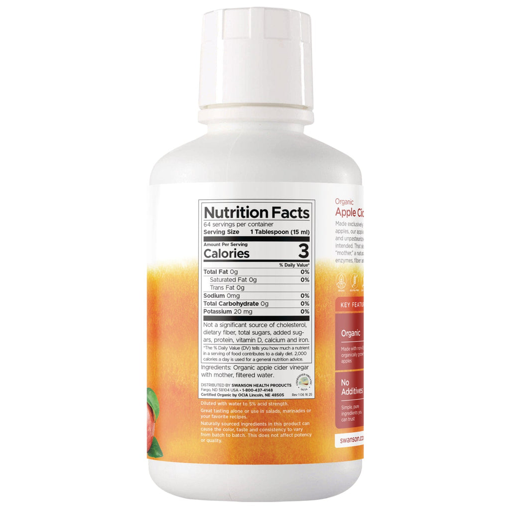 Organic Apple Cider Vinegar with Mother