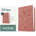 Premium Gift Bible Nlt, Filament Enabled (Leatherlike, Dusty Pink Petals, Red Letter)