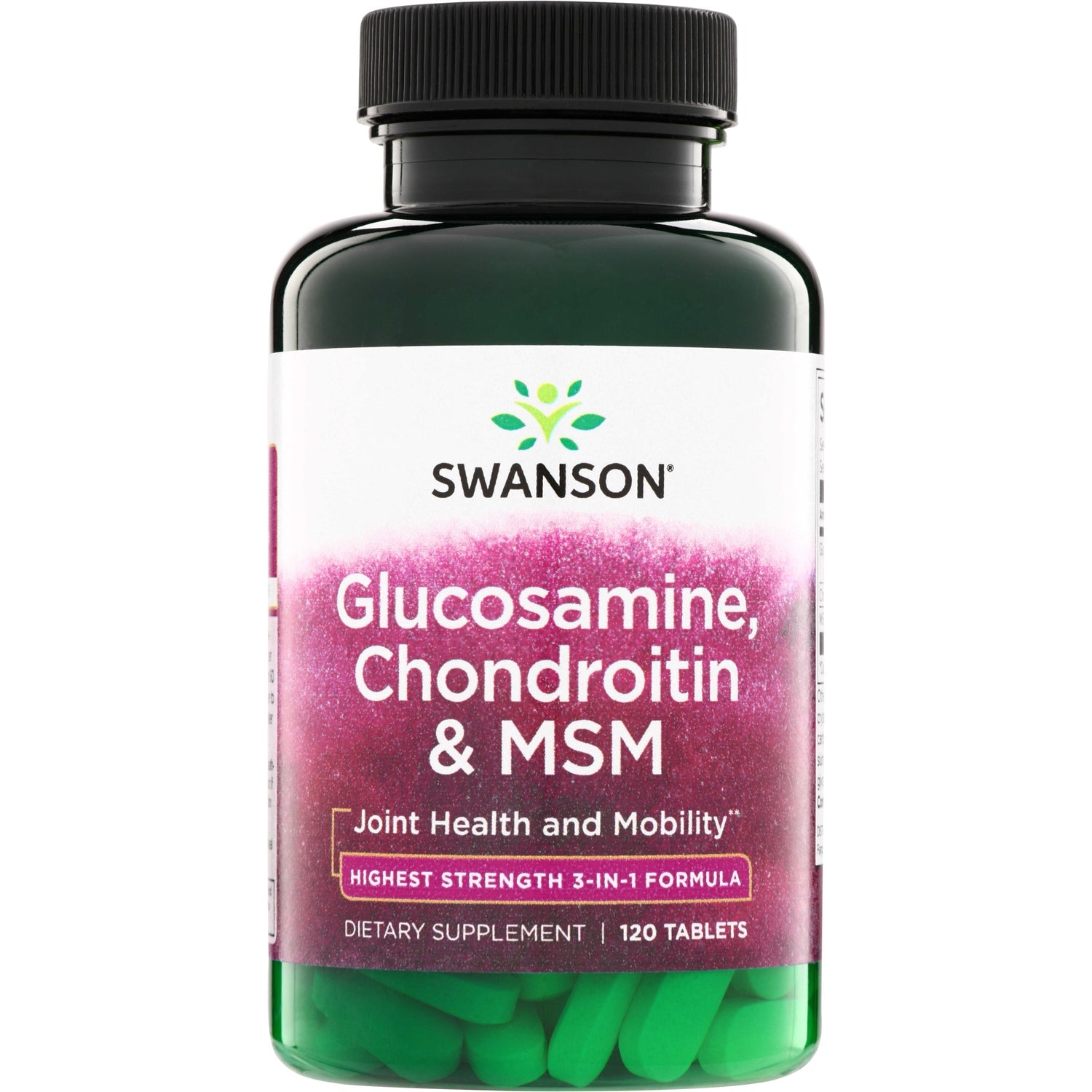 Glucosamine, Chondroitin & MSM - Highest Strength 3-in-1 Formula