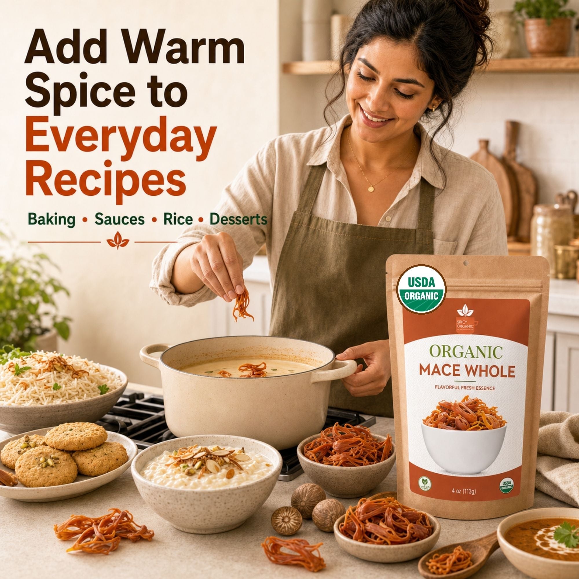 Organic Whole Mace Blades – For Béchamel & Biryani