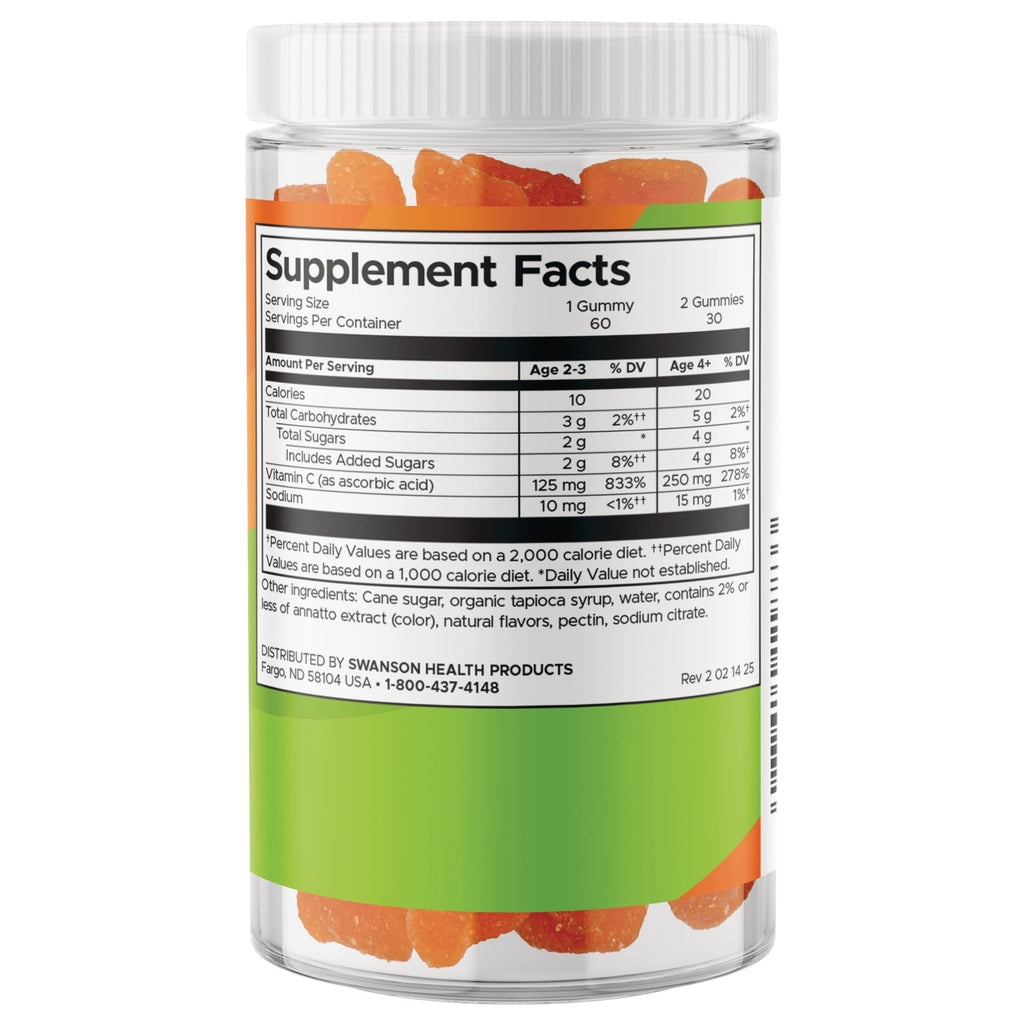 Kids Vitamin C Gummies - Orange