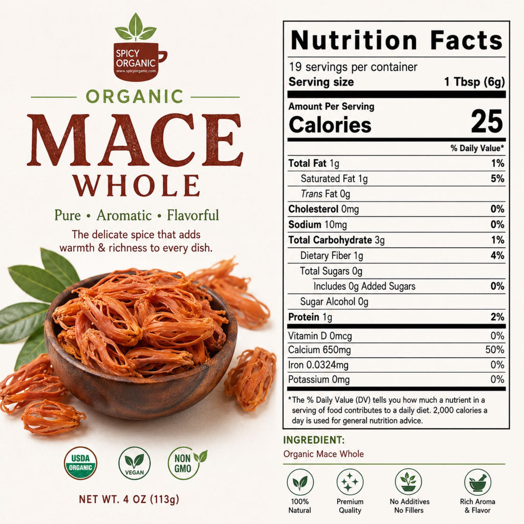 Organic Whole Mace Blades – For Béchamel & Biryani