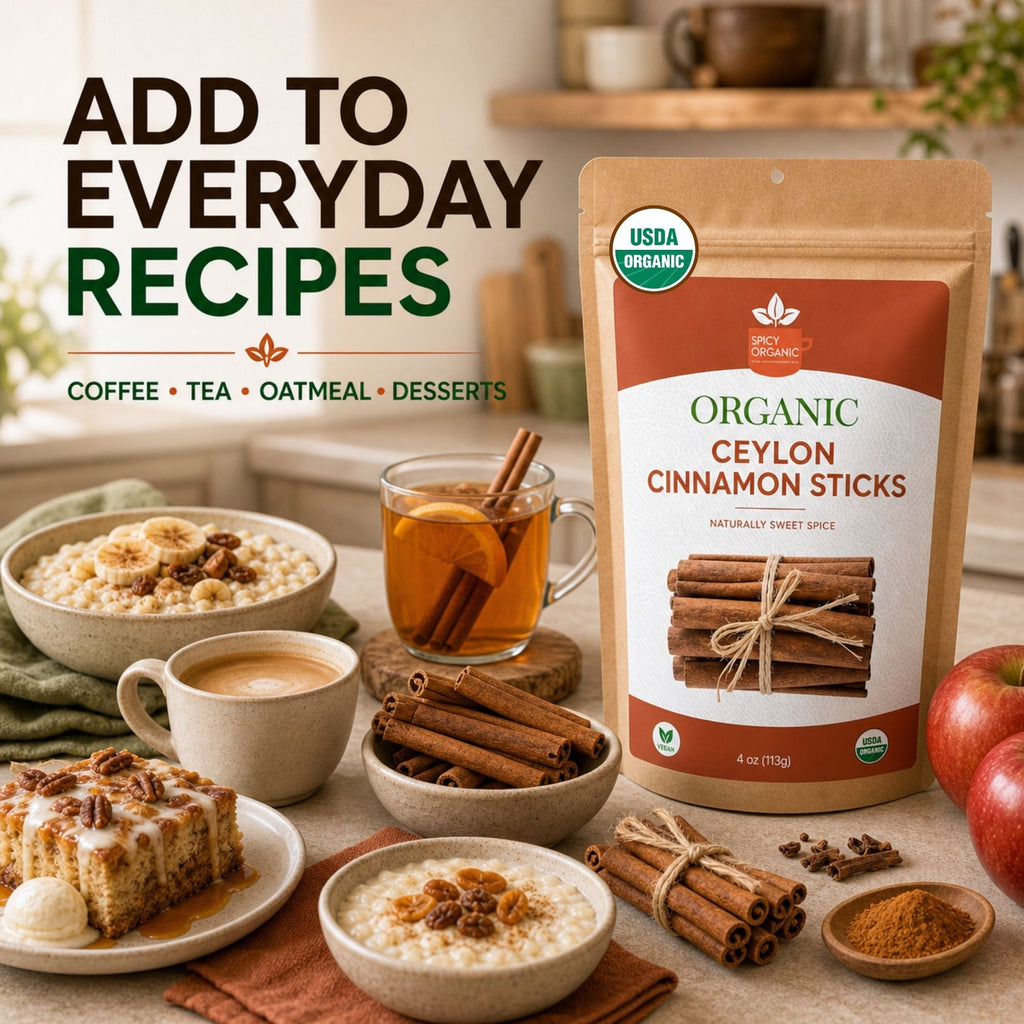 Organic Ceylon Cinnamon Sticks – True Cinnamon Quills