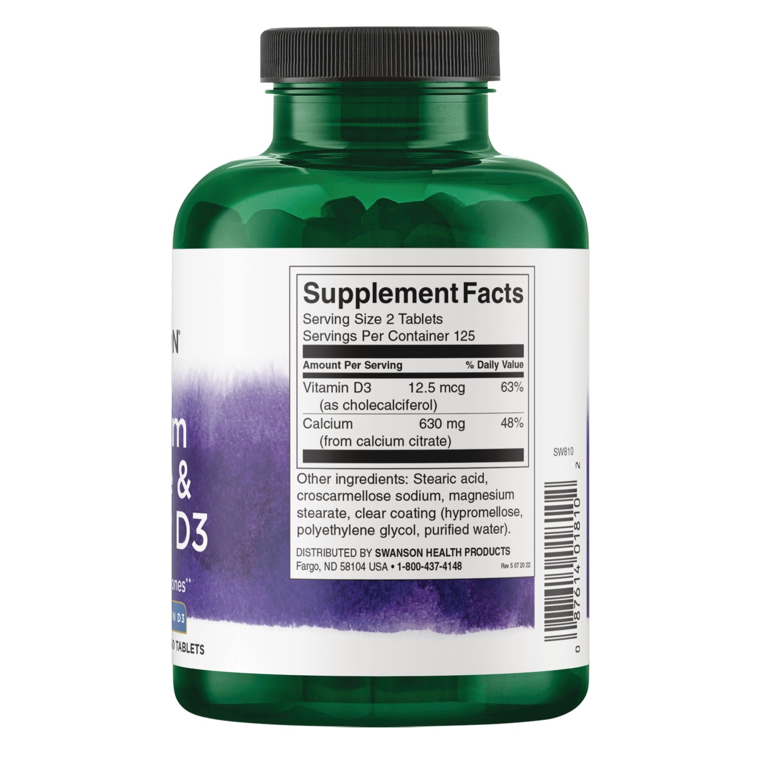 Calcium Citrate & Vitamin D3