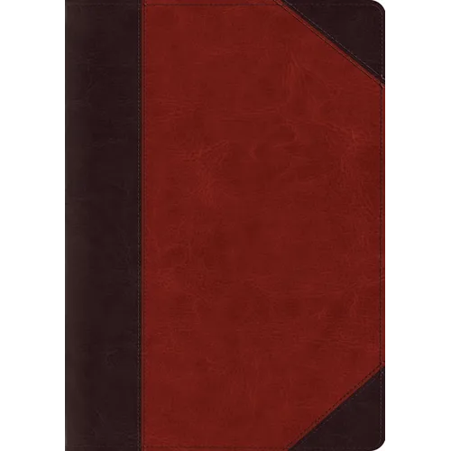 ESV Study Bible, Large Print (Trutone, Brown/Cordovan, Portfolio Design)