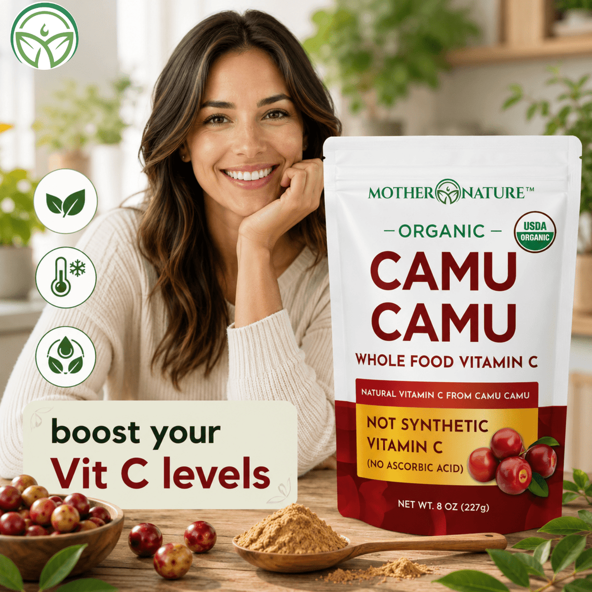 Organic Camu Camu Powder: Whole-Food Vitamin C