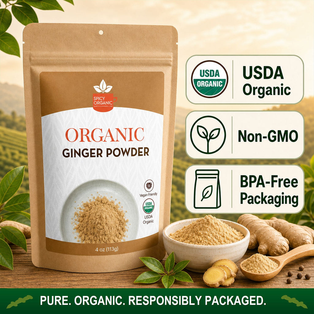 Organic Ginger Powder – For Chai, Stir-Fries & Gingerbread