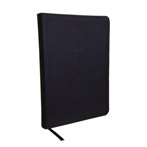 Kjv, Value Thinline Bible, Large Print, Leathersoft, Black, Red Letter Edition, Comfort Print
