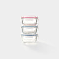 Rectangular Mini Glass Container Set
