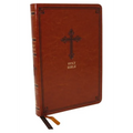 Kjv, Thinline Bible, Large Print, Leathersoft, Brown, Red Letter Edition, Comfort Print