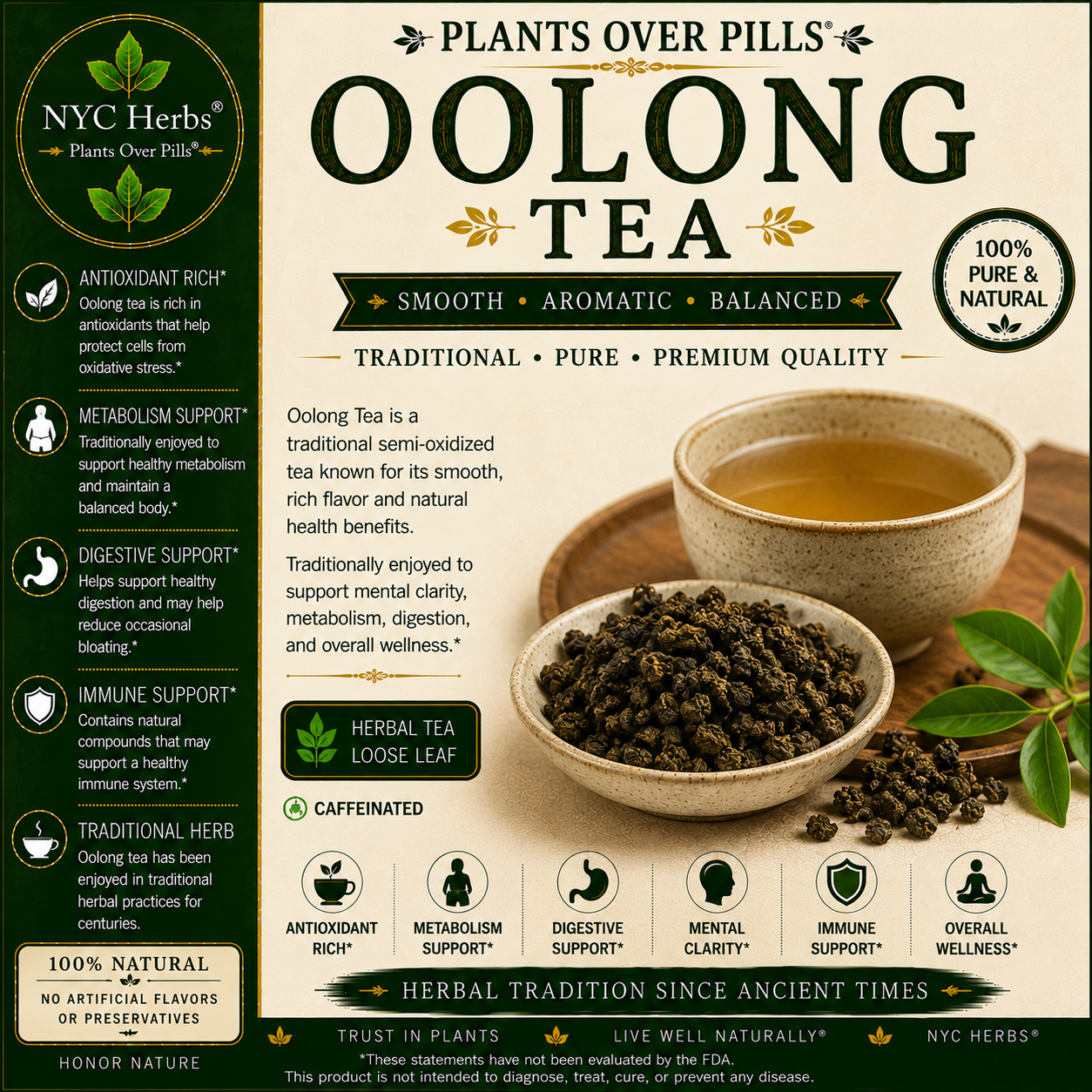 Oolong Tea | Mindful Energy & Metabolic Support