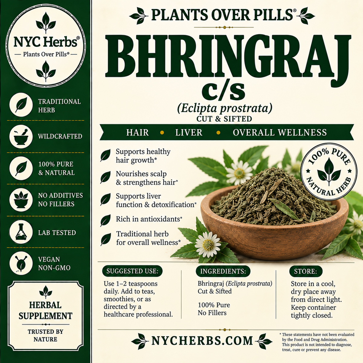 Bhringraj Herb (False Daisy)