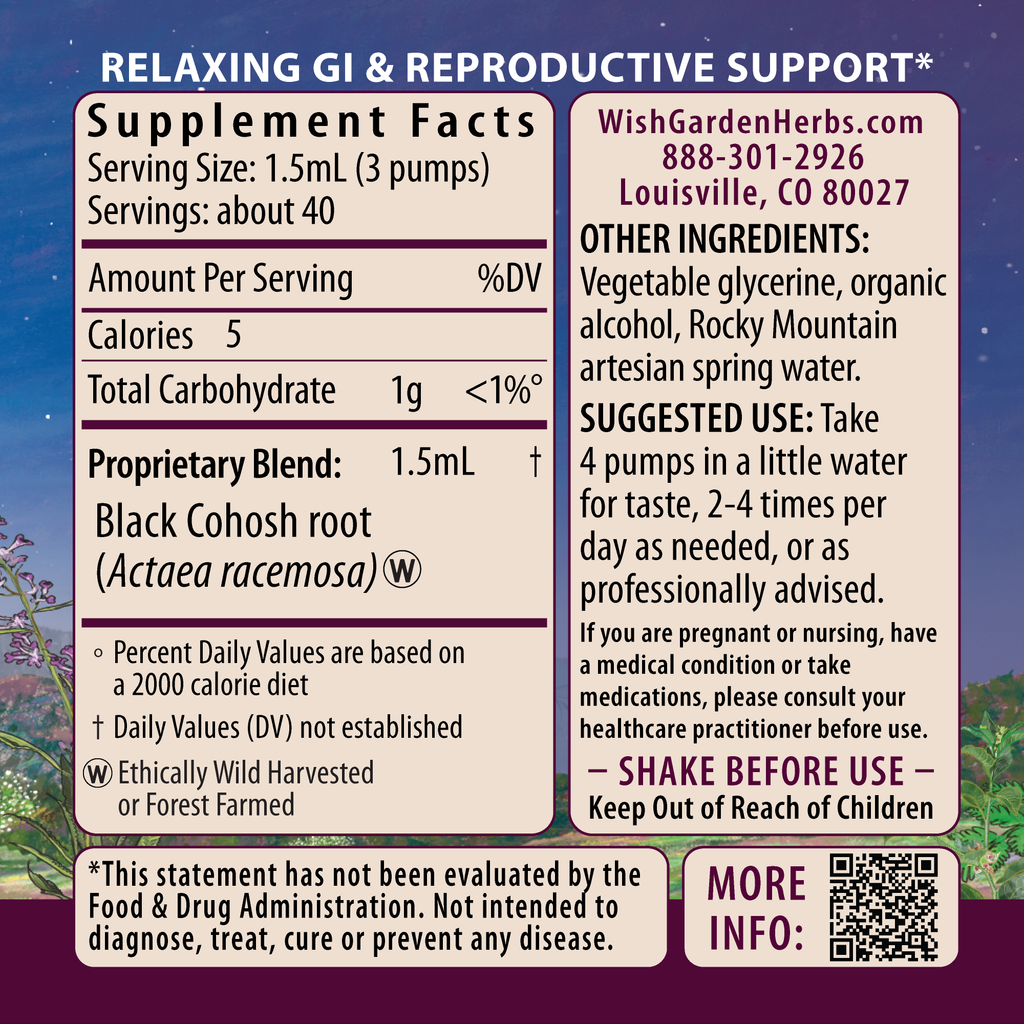 Black Cohosh Root Tincture