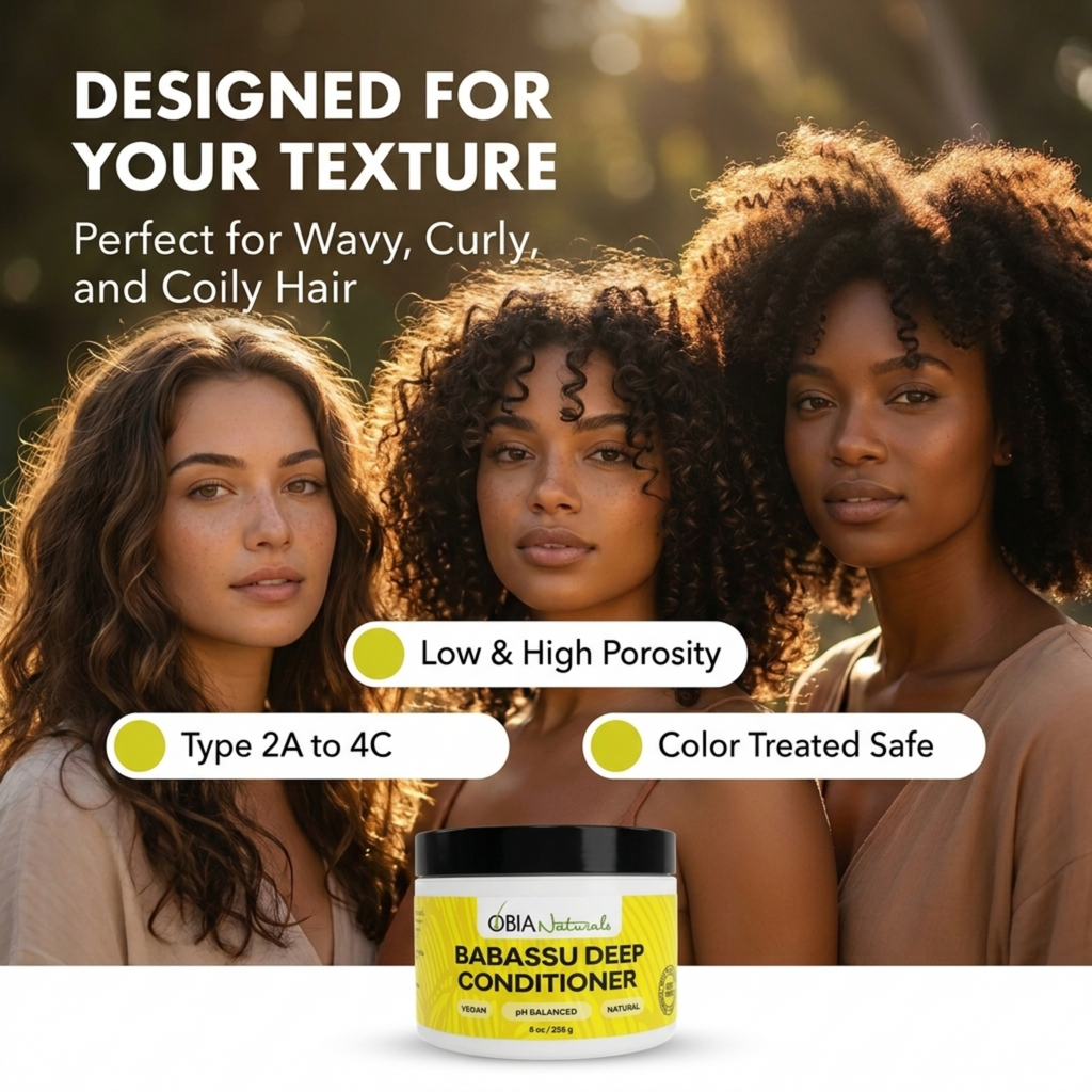 Babassu Deep Conditioner — Protein-Free for Dry, Curly Hair