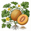 CANTALOUPE Seeds, Minnesota Midget