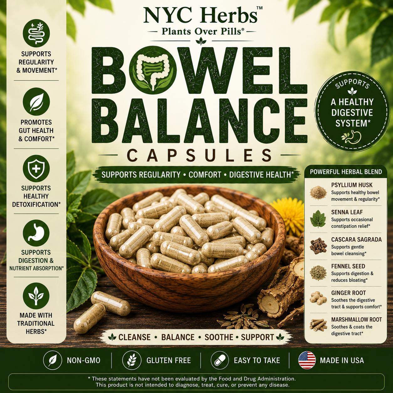 Bowel Balance Capsules