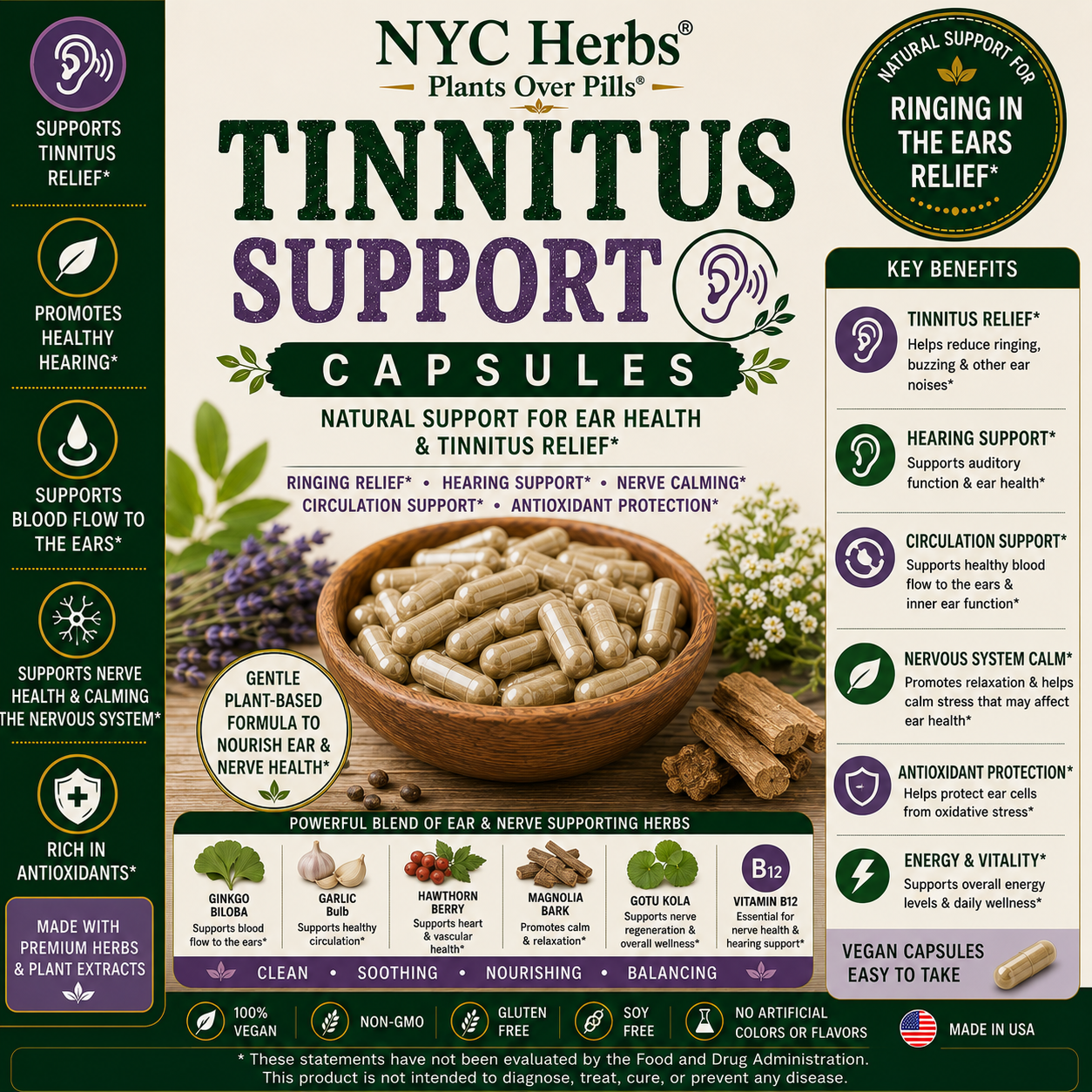 Tinnitus Support Capsules