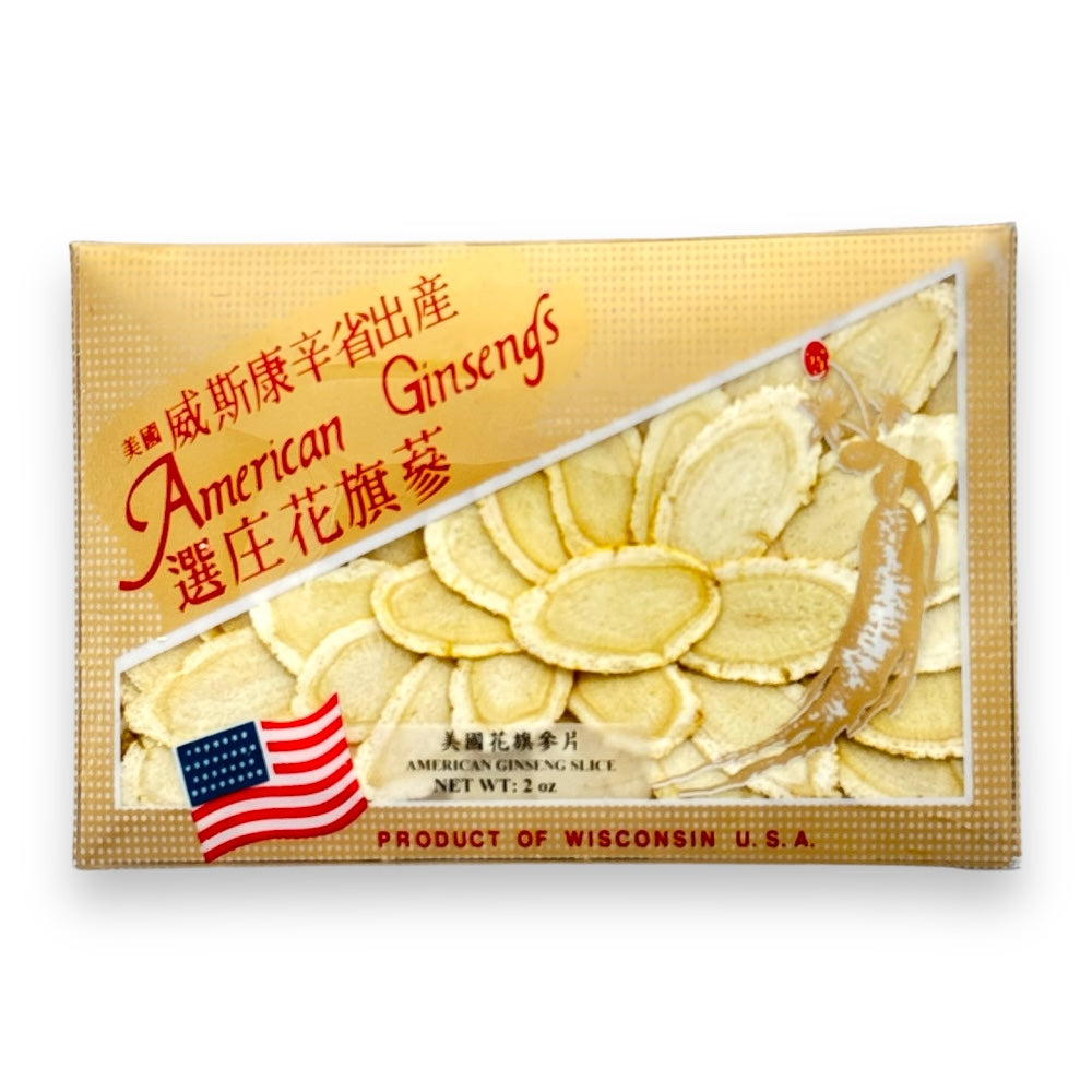 HMT Large American Ginseng Slices Gift Box 2oz